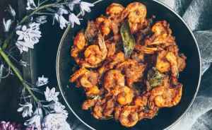 Goan style prawns balchao